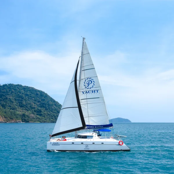 Full Day Coral Island (Kahung Beah) + Racha Island Sunset by Sailing Yacht Catamaran